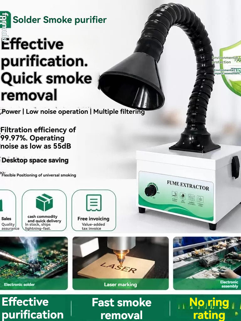 Industrial Laser Solder Iron - Mini Absorbedor de Humo para Soldadura