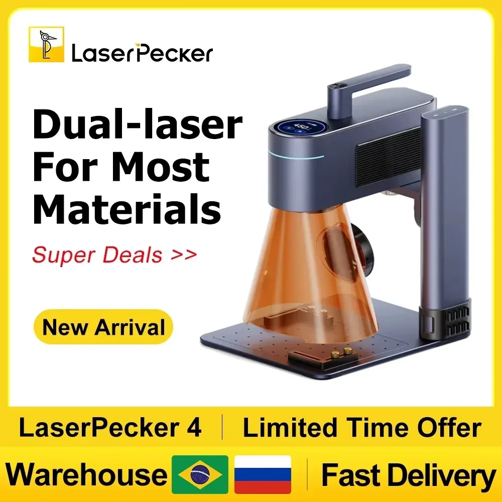 Fiber Laser Cutting Machine - LASERPECKER 4 LP4 Máquina de grabado