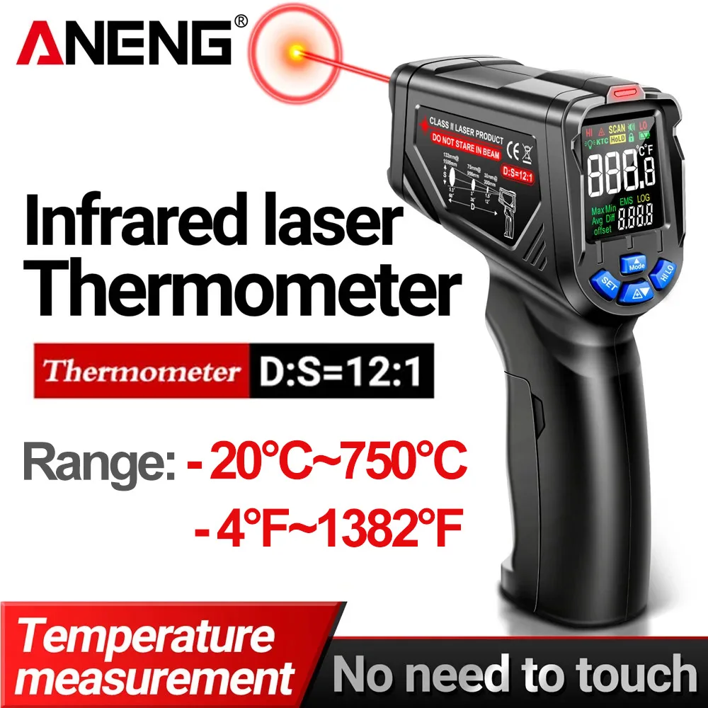 Industrial Infrared Laser - Termómetro Láser Infrarrojo ANENG TH06 -20