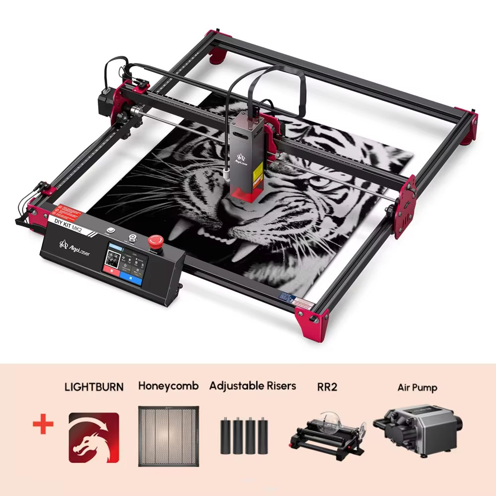 Industrial Handheld Laser Engraver - Algolaser Kit de Bricolaje MK2, Cortadora