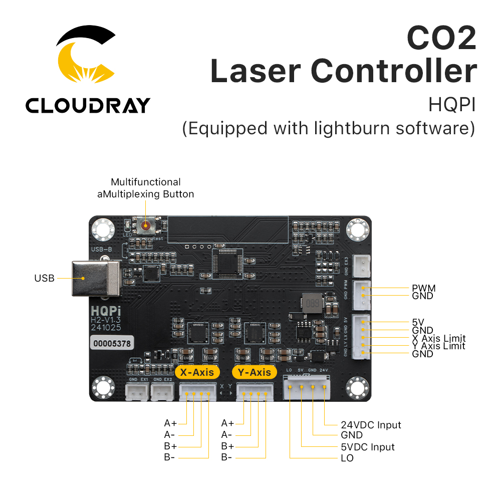 Controlador láser Cloudray CO2 - Industrial Handheld Laser Engraver reseña y precio