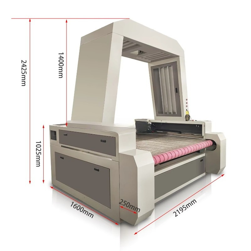 Máquina cortadora láser con cá - Industrial Laser Fabric Cutting Machine reseña y precio