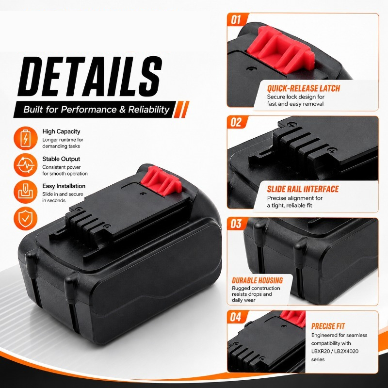 Batería de Repuesto de Iones d - Black+Decker Tool 20V Max reseña y precio