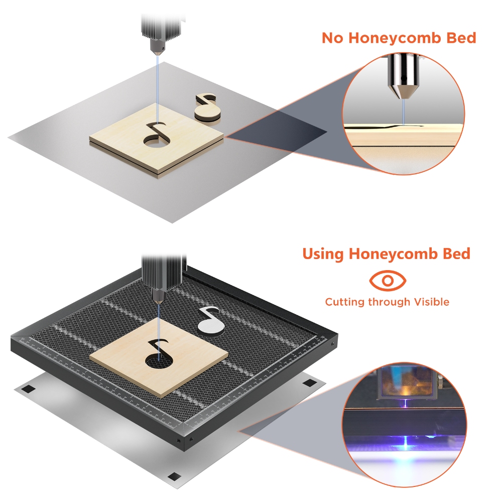 Mesa de trabajo ACMER, cama Un - Fiber Laser Cutting Machine reseña y precio