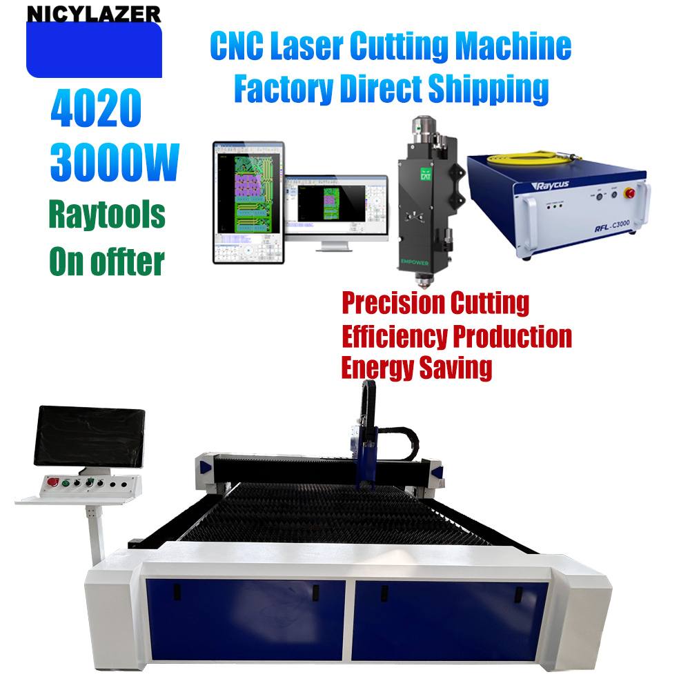 NICYLAZER CNC 3000W 4020 Máqui - Industrial Fiber Laser Cutting Machine reseña y precio