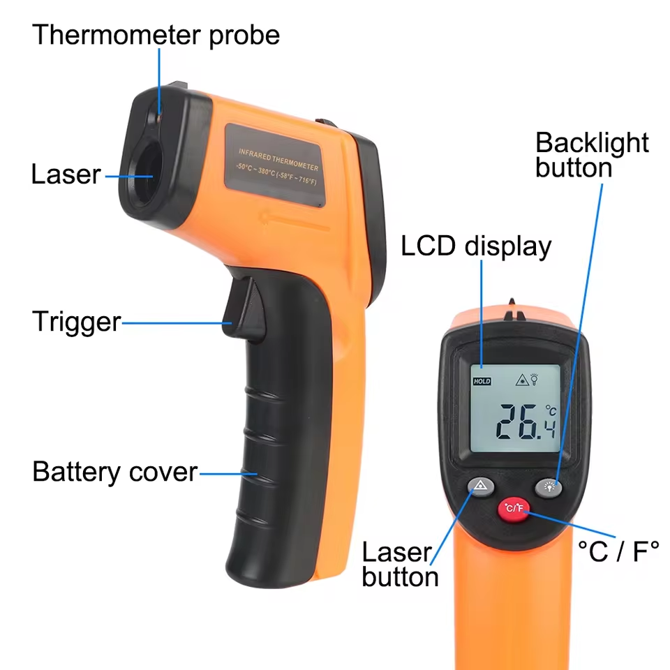 Nuevo Termómetro Infrarrojo Di - Industrial Infrared Laser reseña y precio