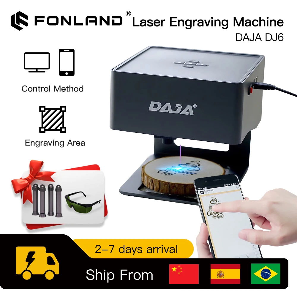 Grabador láser DAJA CNC DIY DJ - Industrial Handheld Laser Engraver reseña y precio