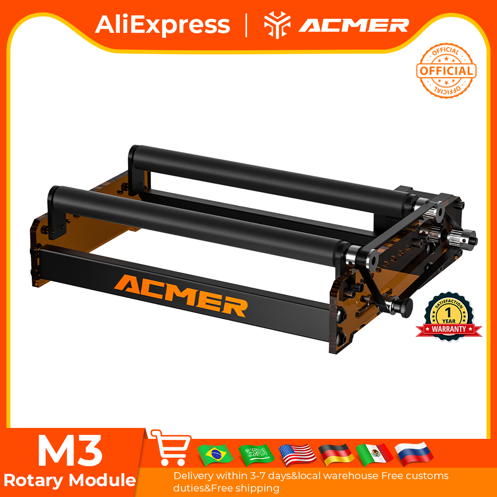 Rodillo giratorio láser ACMER  - Fiber Laser Cutting Machine reseña y precio