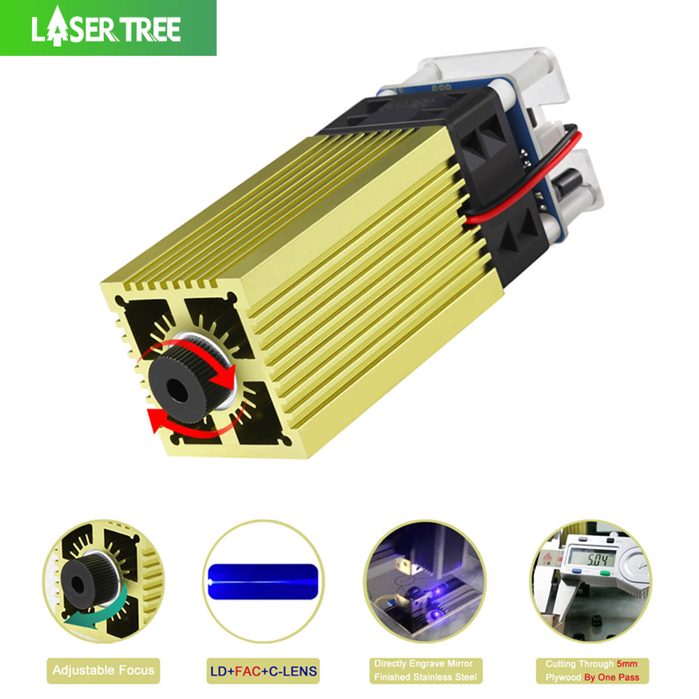 Árbol láser 4W 5W módulo láser - Industrial Handheld Laser Engraver reseña y precio