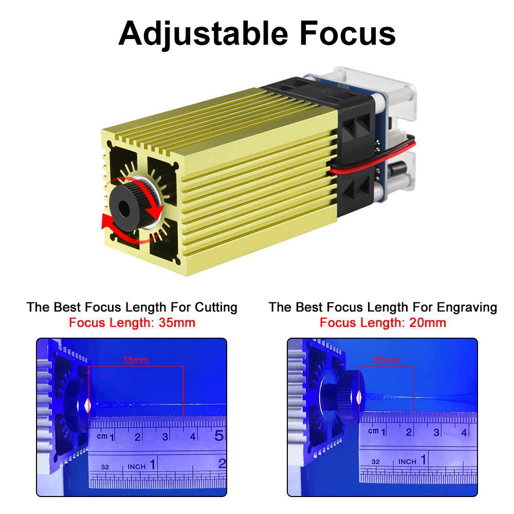 Árbol láser 4W 5W módulo láser - Industrial Handheld Laser Engraver reseña y precio