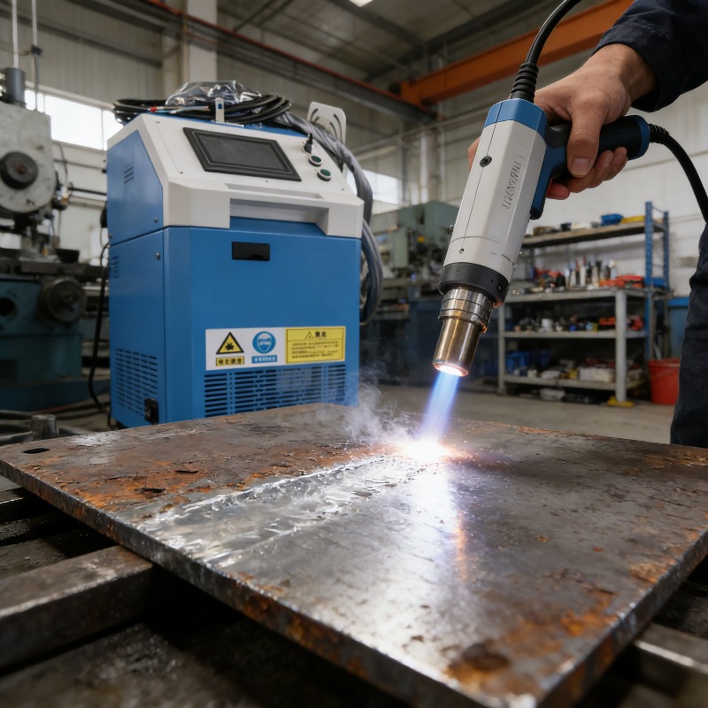 Máquina Láser de Fibra Portáti - Industrial Handheld Laser Welder reseña y precio